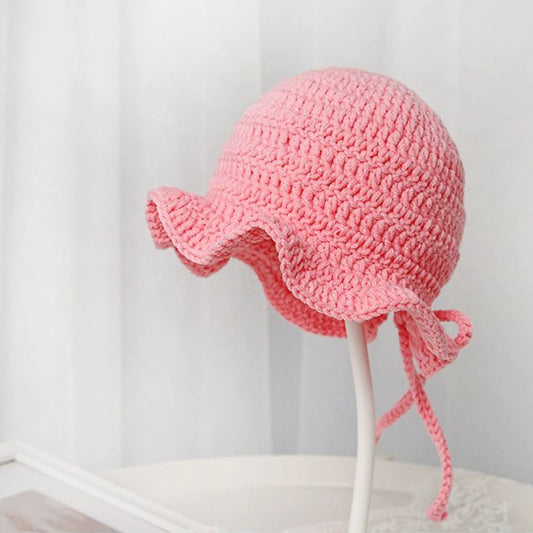 DIY Crochet Kit for Beginners, Includes Crochet Yarn Crochet Hooks, Pink Hat for Women